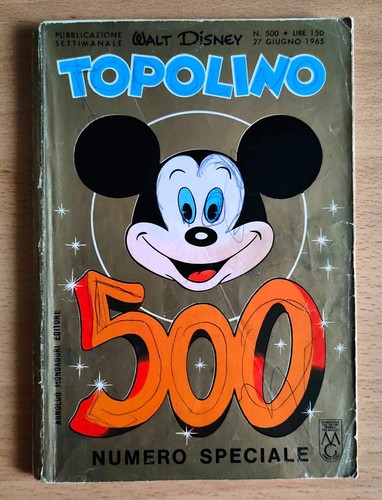 Topolino 500 anno - topolino, 1965