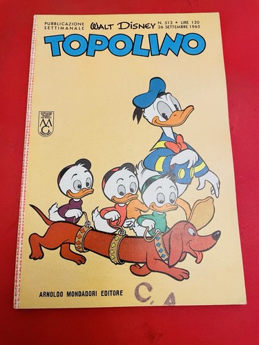 Topolino libretto 513 con - libretto,